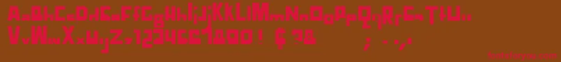 fuente TtdCompadreRegular – Fuentes Rojas Sobre Fondo Marrón