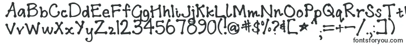 Шрифт Addisababa – странные шрифты