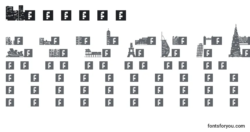 Schriftart Skylife – Alphabet, Zahlen, spezielle Symbole