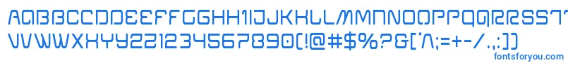 Miraclemercurycond-fontti – siniset fontit valkoisella taustalla