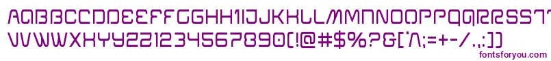 Шрифт Miraclemercurycond – фиолетовые шрифты