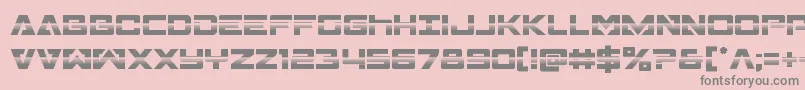 Transamericahalf Font – Gray Fonts on Pink Background