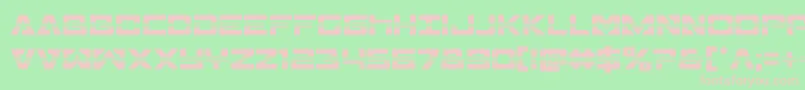 Transamericahalf Font – Pink Fonts on Green Background