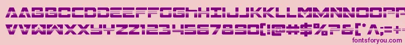 Transamericahalf Font – Purple Fonts on Pink Background