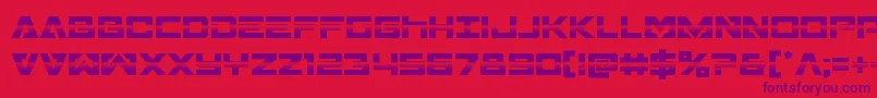 Шрифт Transamericahalf – фиолетовые шрифты на красном фоне