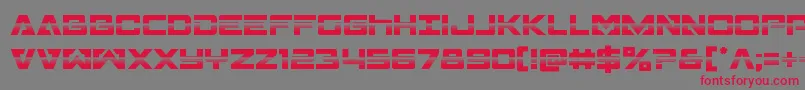 Transamericahalf Font – Red Fonts on Gray Background