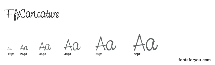FfxCaricature Font Sizes
