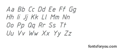 IsocpeurItalic Font