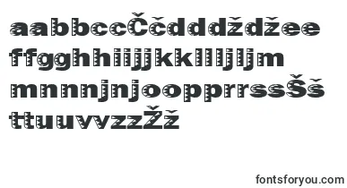 Uncey font – slovenian Fonts