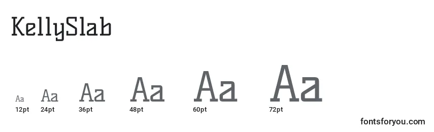 KellySlab Font Sizes