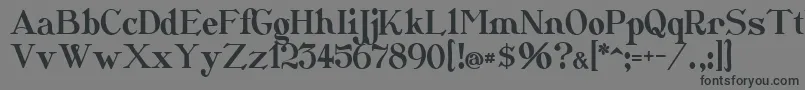 Шрифт Catshop – чёрные шрифты на сером фоне