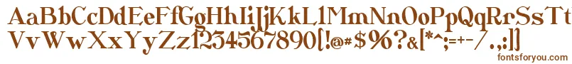 Шрифт Catshop – коричневые шрифты