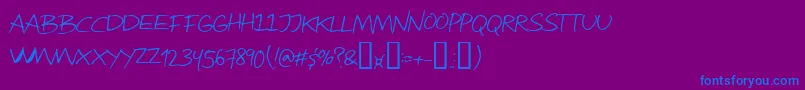 Lisätietoja Attract-fontista Attract-fontti – siniset fontit violetilla taustalla