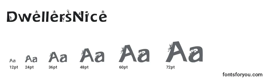 DwellersNice Font Sizes