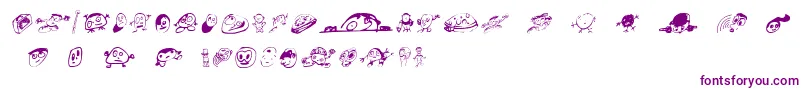 Подробнее о шрифте Swatbats1 Шрифт Swatbats1 – фиолетовые шрифты