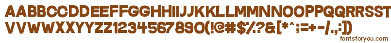 Questrian Font – Brown Fonts on White Background