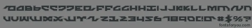 NightrunnerPro Font – Black Fonts on Gray Background