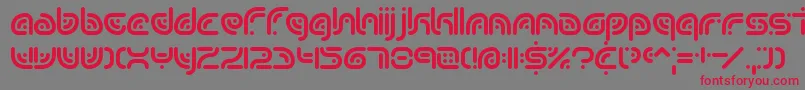 SequenceBrk Font – Red Fonts on Gray Background