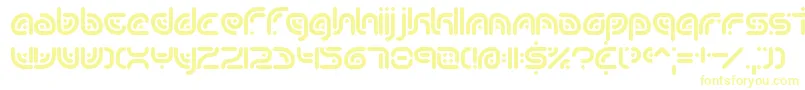 SequenceBrk Font – Yellow Fonts on White Background