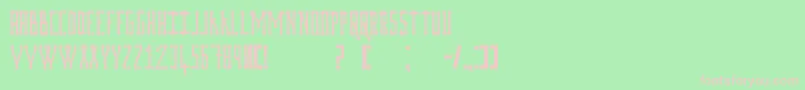 Prodigiumosdrugsv2 Font – Pink Fonts on Green Background