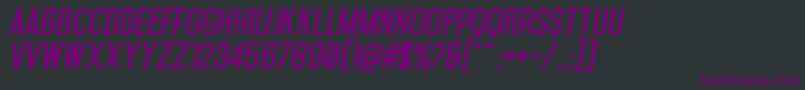 MohaveBoldItalics Font – Purple Fonts on Black Background