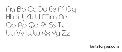 Review of the GeomaLightDemo Font