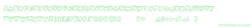 Iceboxartstag Font – Green Fonts