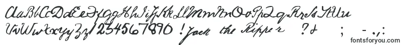 JackRipperHand-fontti – Alkavat J:lla olevat fontit