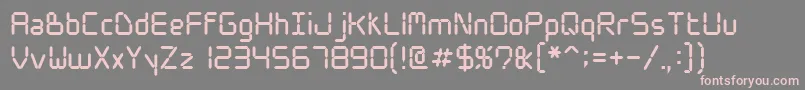 Wwdigital Font – Pink Fonts on Gray Background