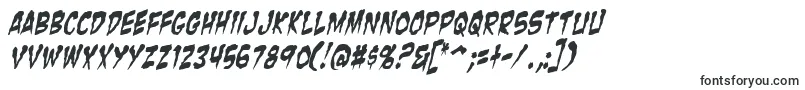 ZombieGutsYankedItalic-fontti – Fontit Microsoft Officelle