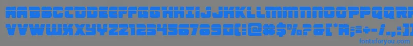 Victorycomicslaser Font – Blue Fonts on Gray Background