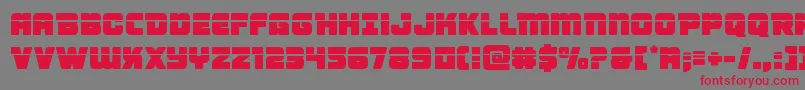 Victorycomicslaser Font – Red Fonts on Gray Background