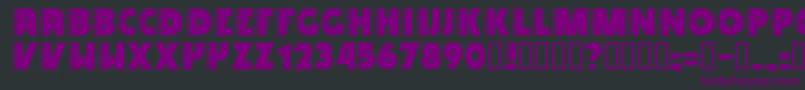 Snakv Font – Purple Fonts on Black Background