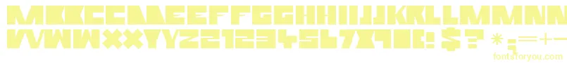 Шрифт RammsteinRemix – жёлтые шрифты