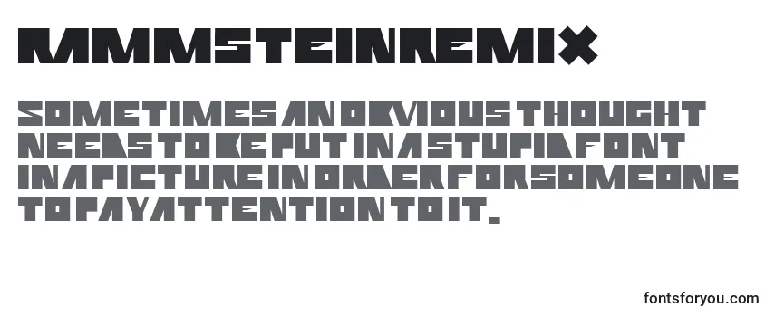 RammsteinRemix Font