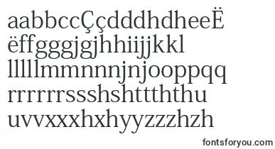 KozminproRegular font – nyanja Fonts