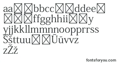 KozminproRegular font – lithuanian Fonts