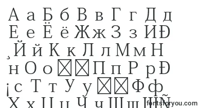 KozminproRegular font – mongolian Fonts