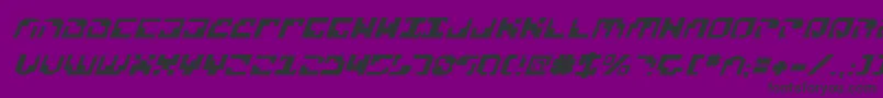 Xenov2i Font – Black Fonts on Purple Background