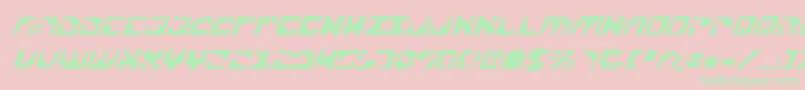 Xenov2i Font – Green Fonts on Pink Background