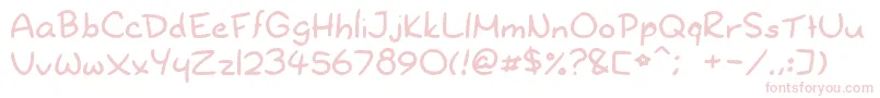 Dryoshiabibi Font – Pink Fonts on White Background