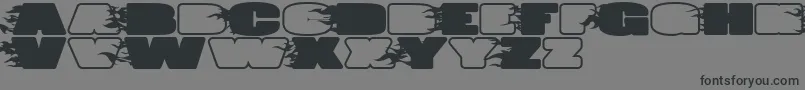 Подробнее о шрифте JumboBurnA Шрифт JumboBurnA – чёрные шрифты на сером фоне