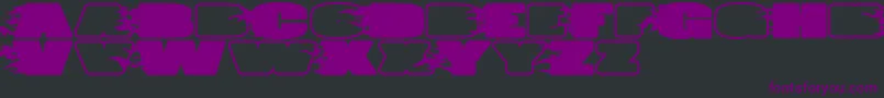 JumboBurnA Font – Purple Fonts on Black Background