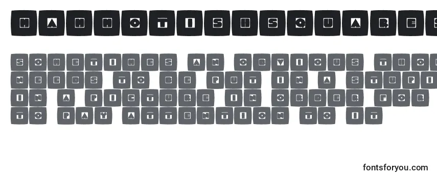 Review of the Mammotishsquares Font
