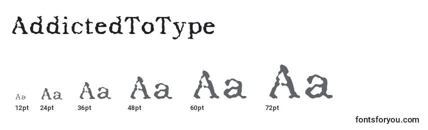 AddictedToType Font Sizes