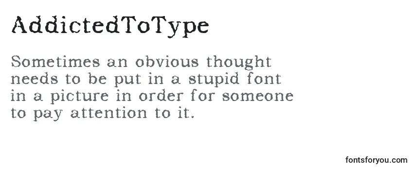 Review of the AddictedToType Font