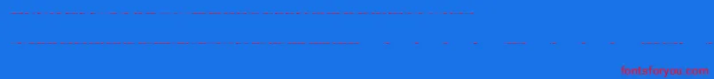 Шрифт Morse ffy – красные шрифты на синем фоне