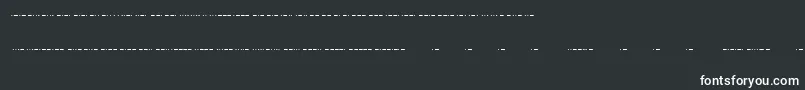 Czcionka Morse ffy – białe czcionki na czarnym tle