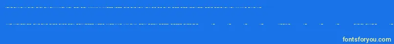 Czcionka Morse ffy – żółte czcionki na niebieskim tle