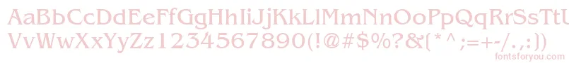 BenguiatRus Font – Pink Fonts on White Background